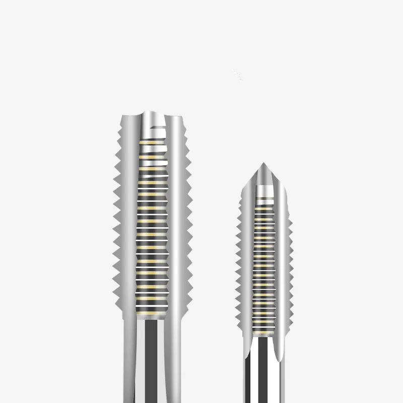 Hand tap M19 M20 M21 M22 M23 M24 x0.5x0.75x1x2 HSS right hand thread tap HSS metric hand tap straight groove thread tap drill