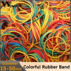 Colorful Elastic Rubber Bands Elastic Stretchable Sturdy Rubber Elastics Band Used for Office School Home Stationery Supplies