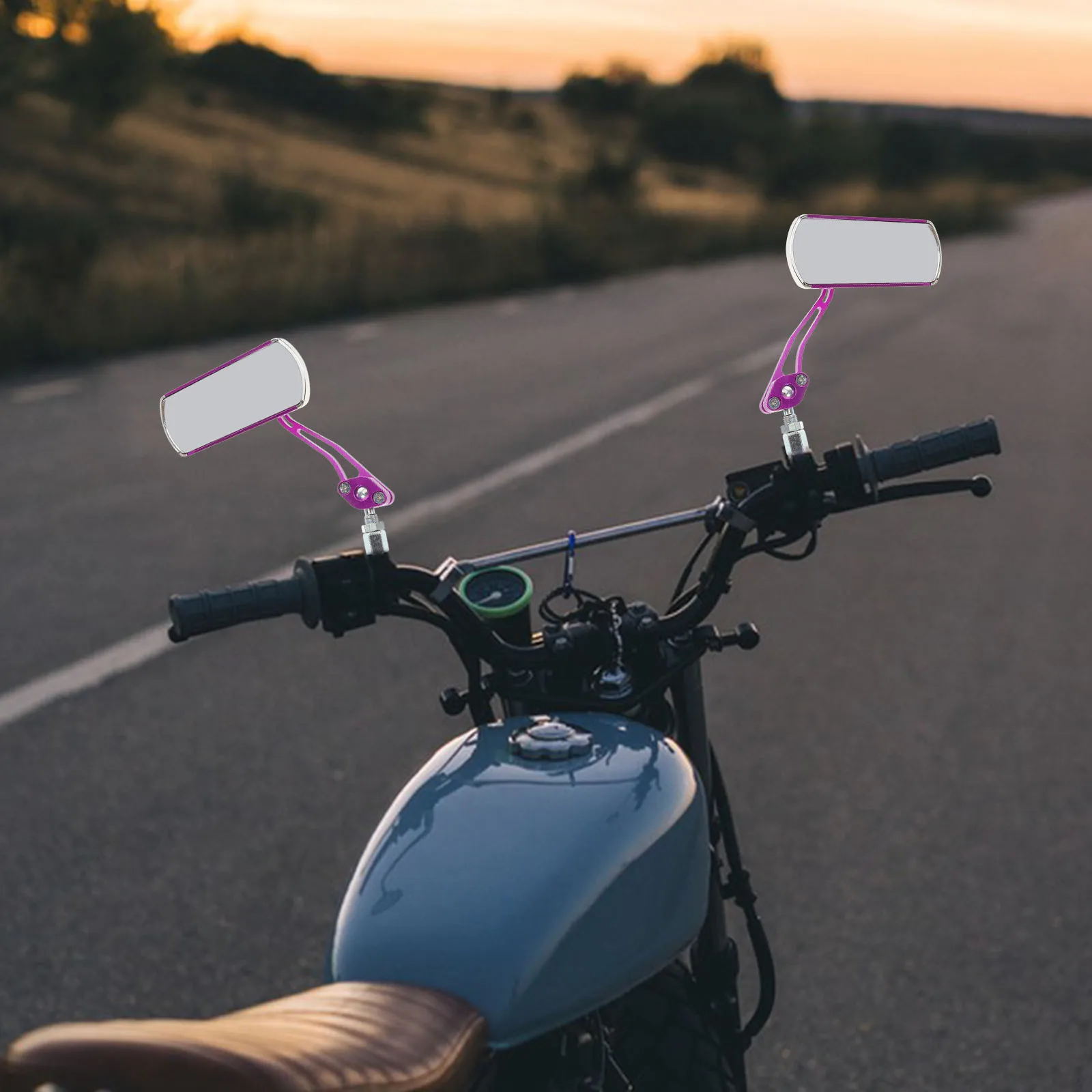 

2Pcs Bicycle Rearview Mirror Adjustable Wide Angle for Electric Scooter Bike Motorcycle Universal Mount Easy Install Safety