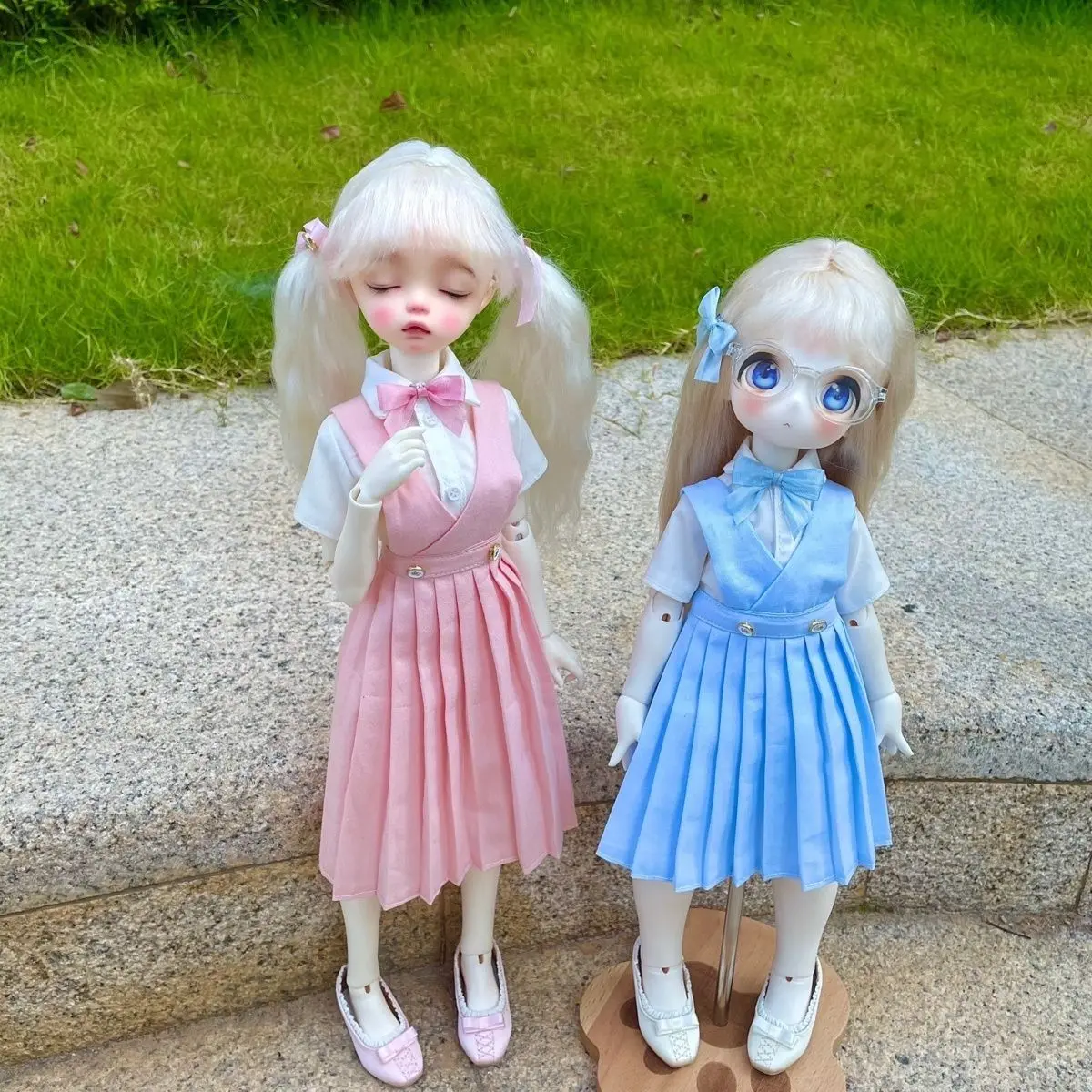 1/6 1/5 1/4 1/3 poppenkleding pak voor 30/36/45/60cm Bjd pop JK uniform set aankleedspeelgoed speelhuis popaccessoires, geen pop