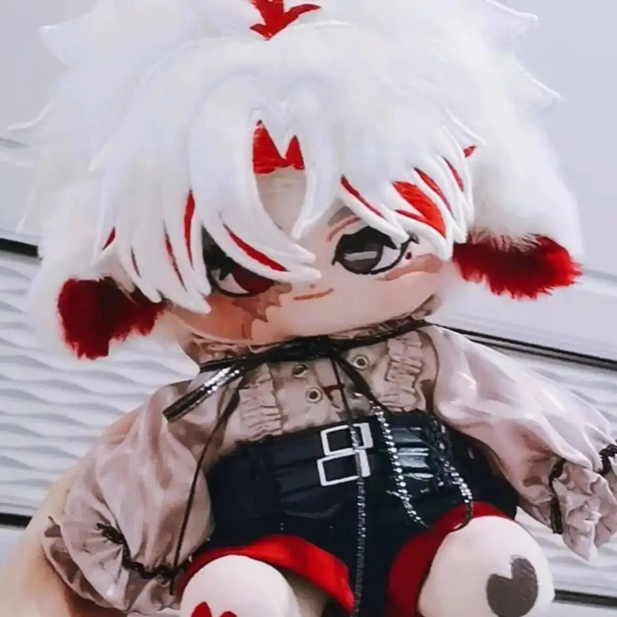 

20 см аниме игра Wuthering Waves Scar Brant плюшевая кукла тело Jiyan XiangLiYao COS нарядная одежда мягкие игрушки подарок на день рождения и Рождество