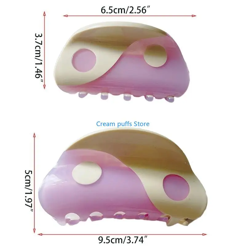 Clip artigli per capelli abbinati a colori 50le per donna clip colorata non slip forte