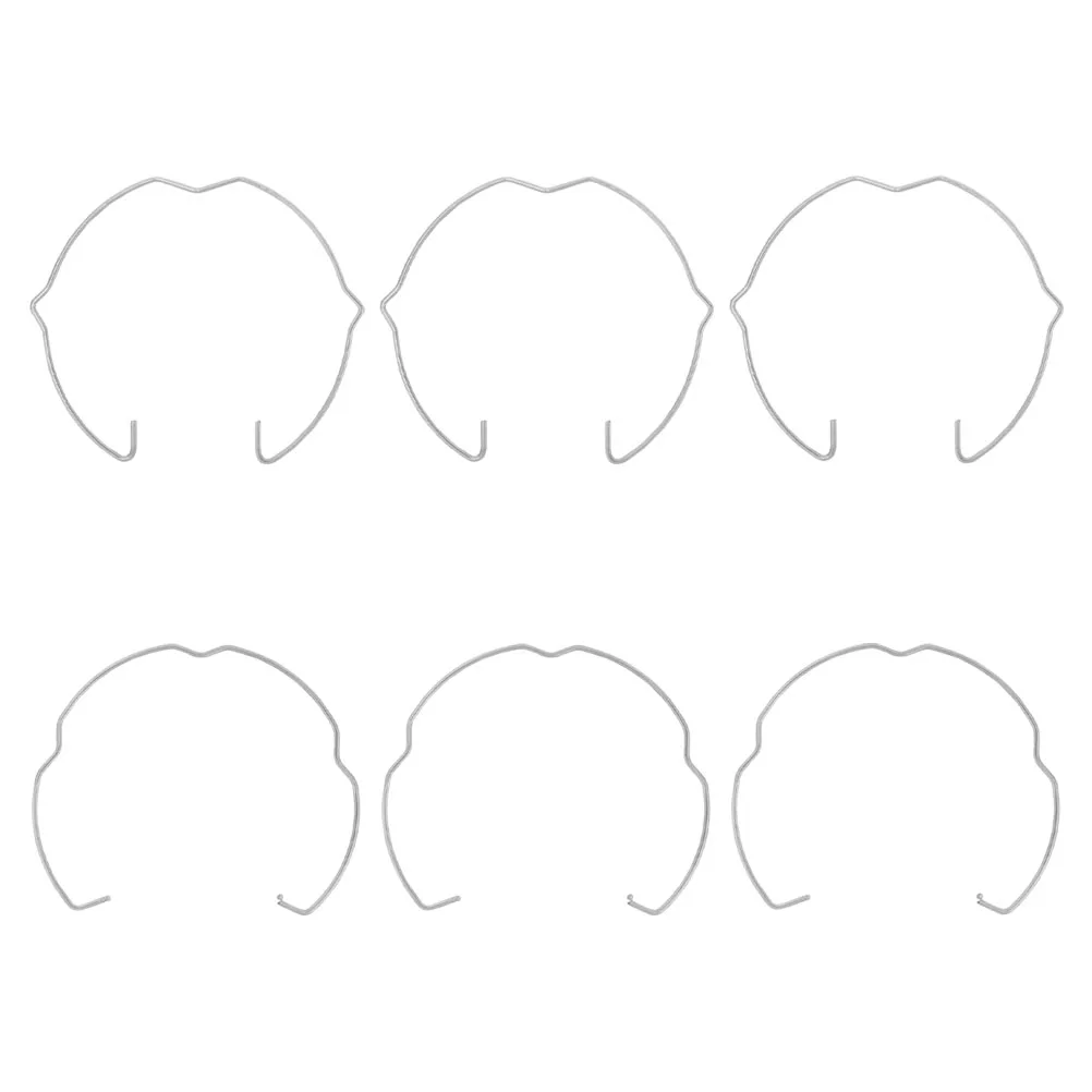 

6pcs Spring Clip For Bulb Holders Heavy Duty Metal Fixing Buckles Replacement Lamp Retaining Clips Recessed Light Accessories