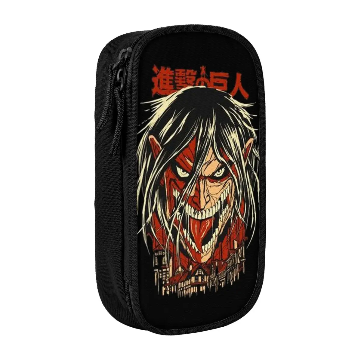 novo-eren-shingeki-no-kyojin-lapis-caso-ataque-em-tita-pencilcas-caneta-grande-capacidade-saco-material-escolar-ziper-papelaria