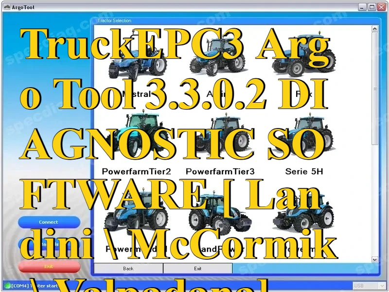

TruckEPC3 Argo Tool 3.3.0.2 DIAGNOSTIC SOFTWARE [ Landini \ McCormik \ Valpadana]
