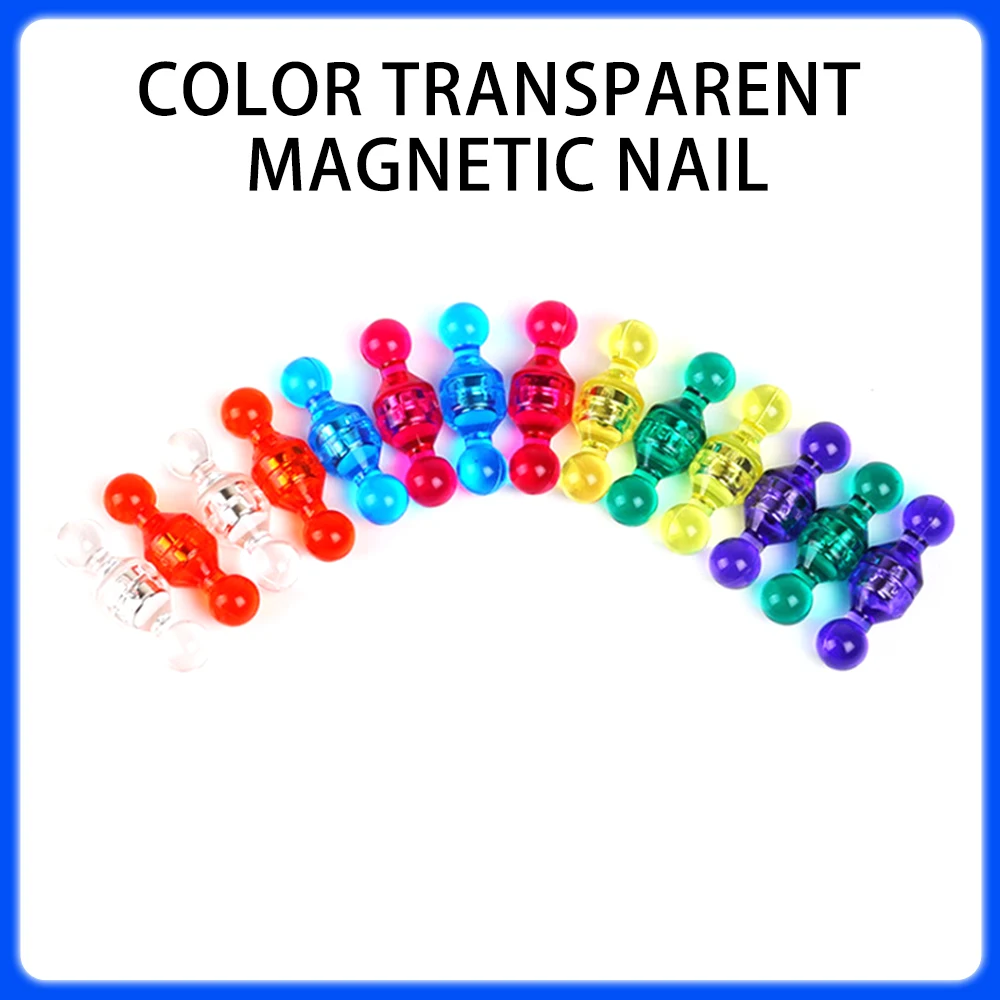 Colorful Magentic Pushpins Whiteboard Magnets Mini Map Magnets Strong Magnetic Refrigerator Magnet Office Supplies