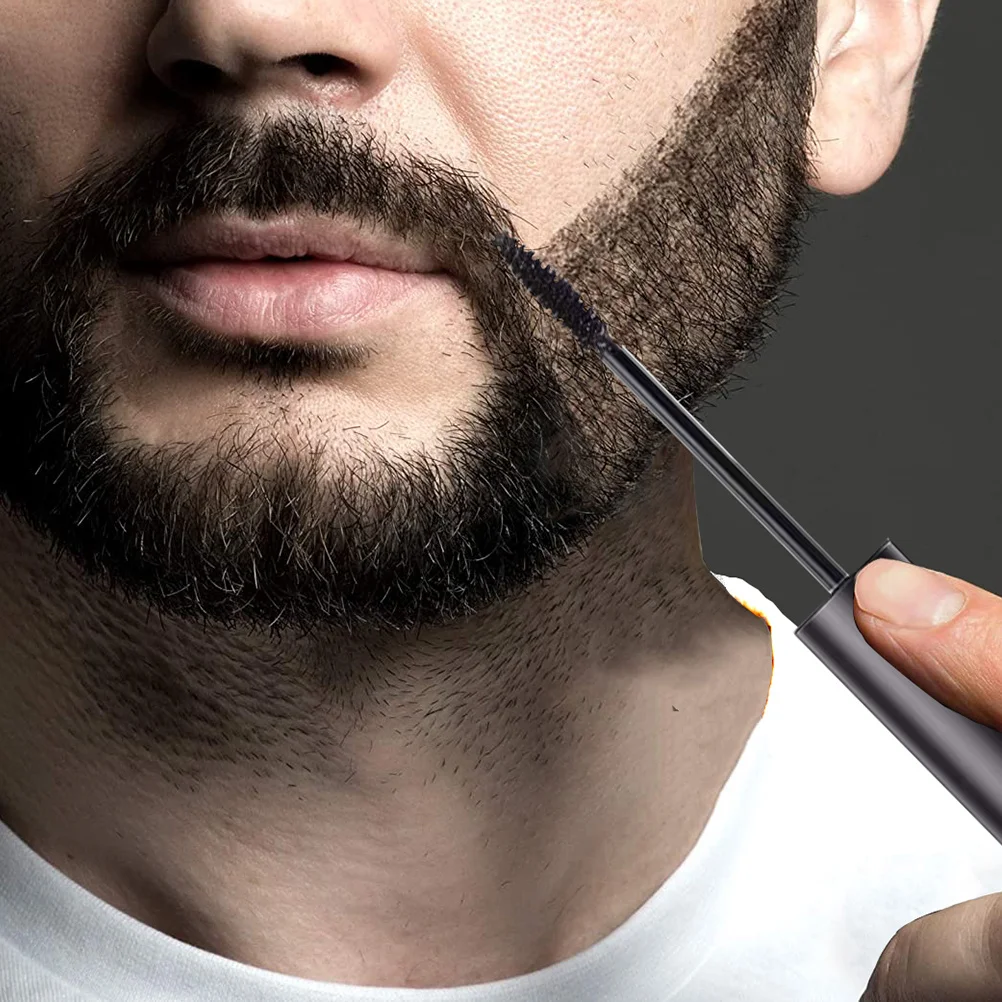 

Men's Temporary Eyebrow Dye Mustache Beard Color Tint Fast-Acting Non-Irritating Simple Application Natural Look Grooming