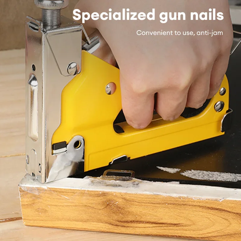 3 in 1 Heavy Duty Stapler Staple Guns Nailers Tackers Nails Guns Trackers Stapler for Furniture Woodworking Fastening Tools