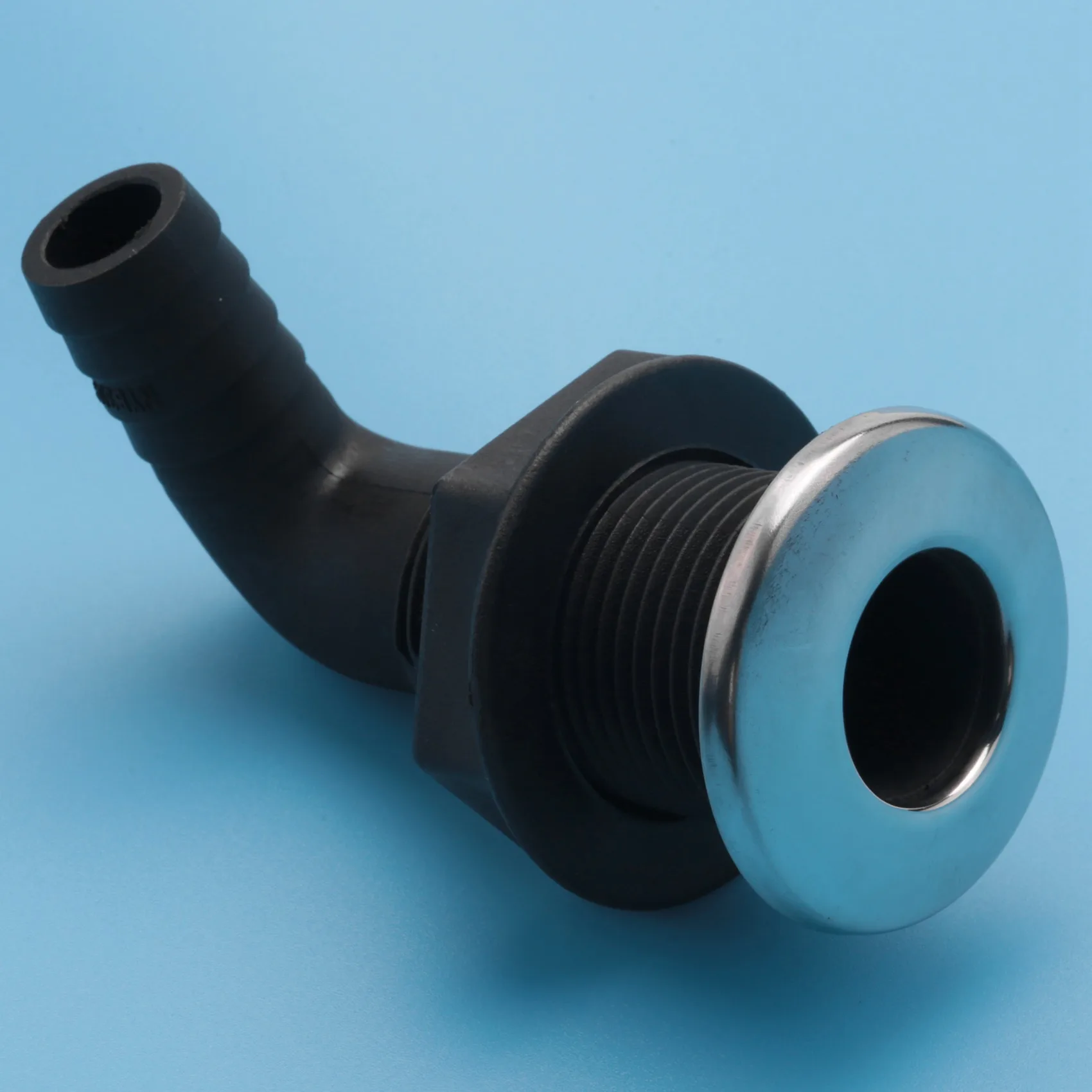 CHCH 3/4 Inch Universal Hull Hose Connector Nylon Water Outlet Marine Ship Accessories