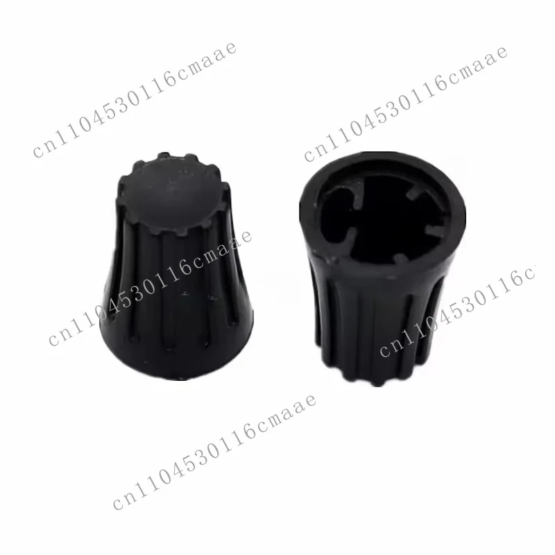 12X14.5MM Plastic Black Knob Potentiometer Encoder Switch Knob Volume Panel Adjustment Cap D Half Axis 6MM