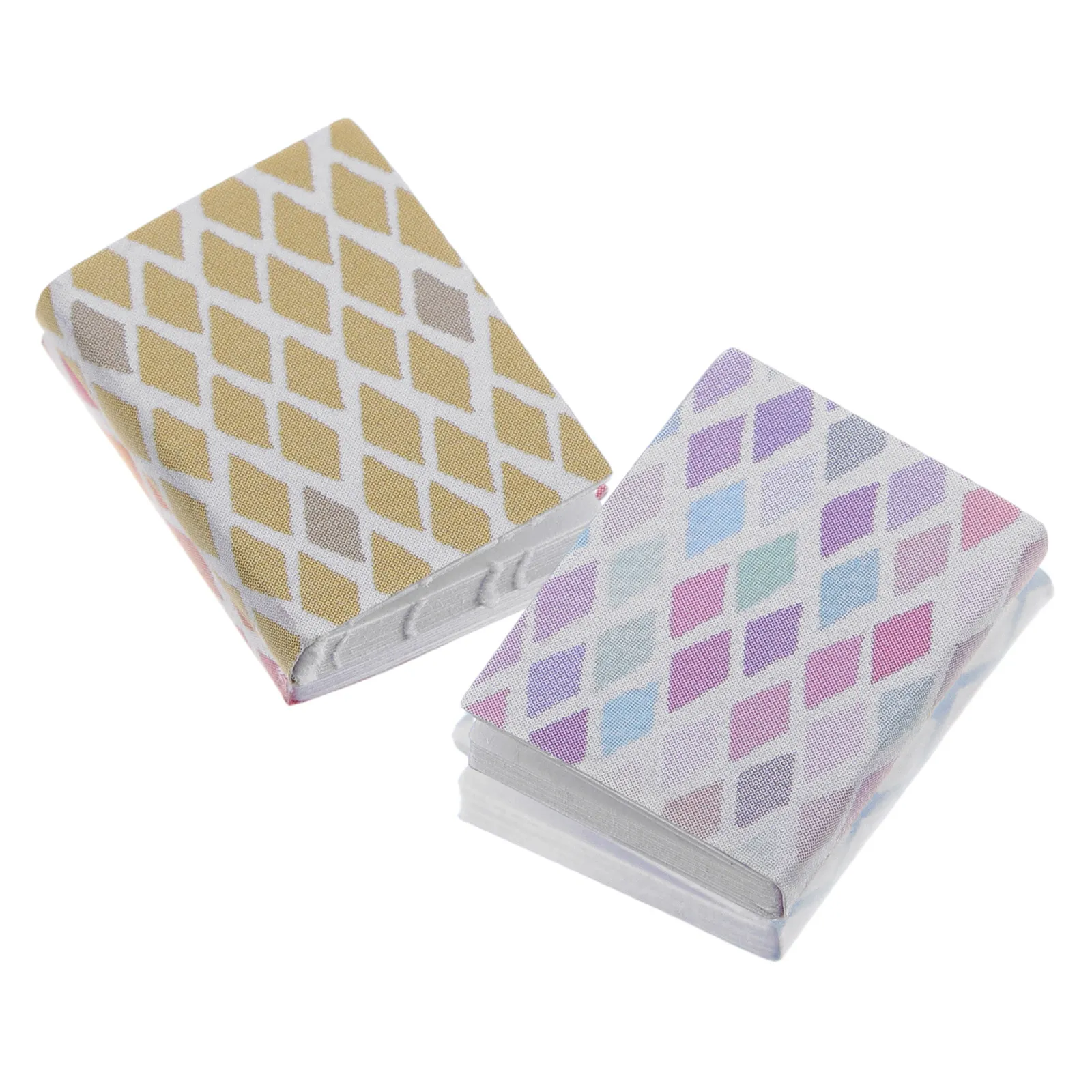 4Pcs Versatile Mini Blank Books for Dollhouse Mini Library Micro Scene Authenticity Craft Material 1:12 Scale Miniature Book