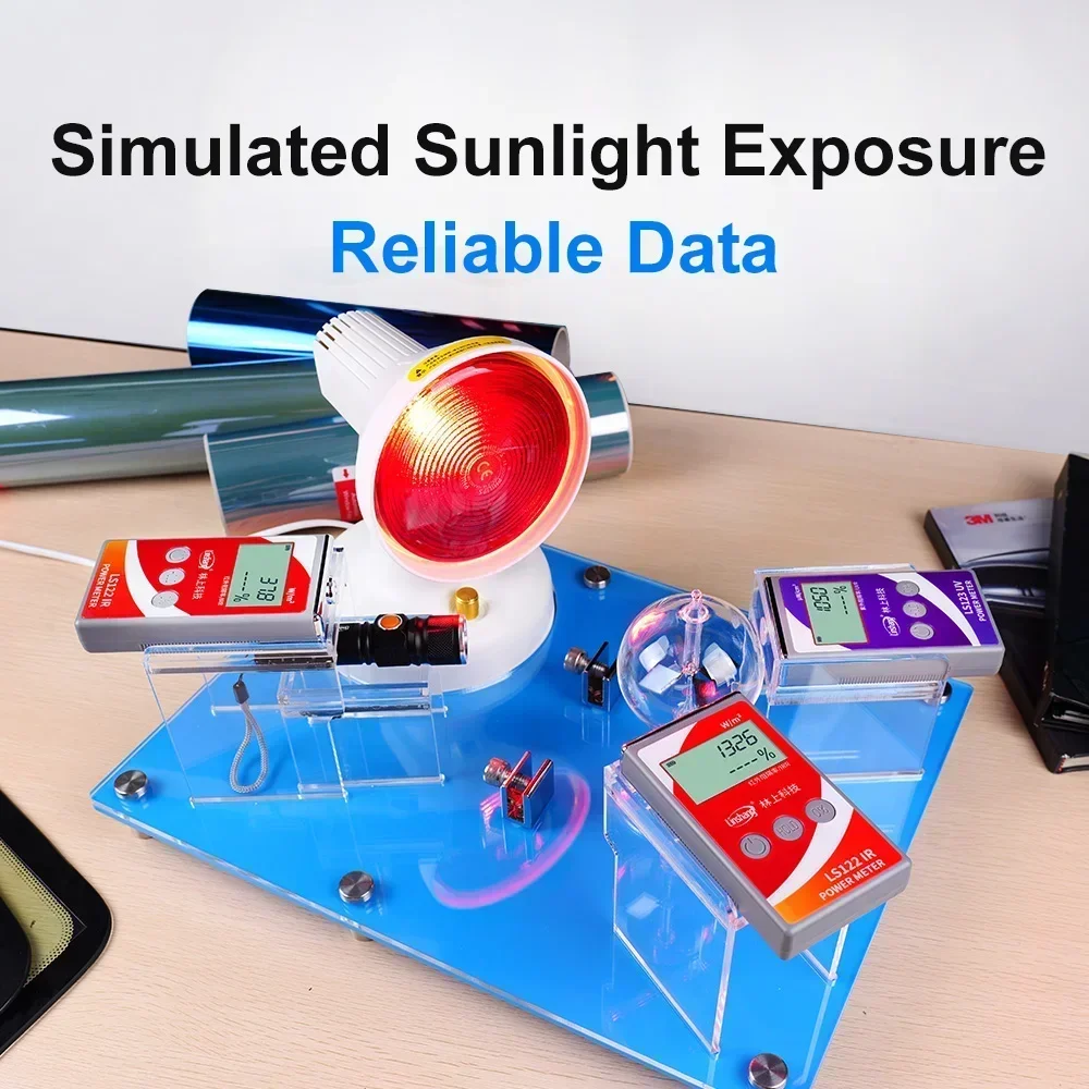 

2026NEW RTS FS3150 Window Tint IR Insulation UV Protection Demonstration Power Meter Solar Film Tester
