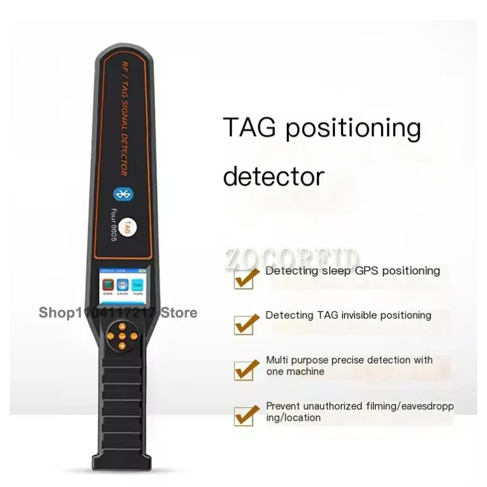 DS828 متعدد الموجات كاشف الترددات اللاسلكية بلوتوث RF/TAG الماسح الضوئي لتحديد المواقع المقتفي القاتل واي فاي GSM كاشف إشارة للفندق/المركبات/المؤتمرات