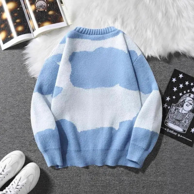 

Men's Knitted Sweater Thiened Coolmax Fiber Collar Nine Sve Length Ciwalk Suitable Knitwear for Men