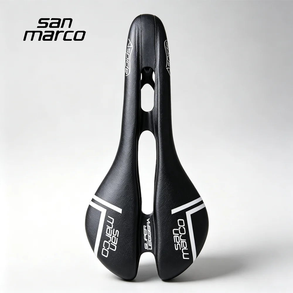 Ultralight San Marco Saddle Aspide Carbon Road Bick Saddles Hollow Comfort Front Bicycle Seats 278x131mm Sanmarco Cycling Parts