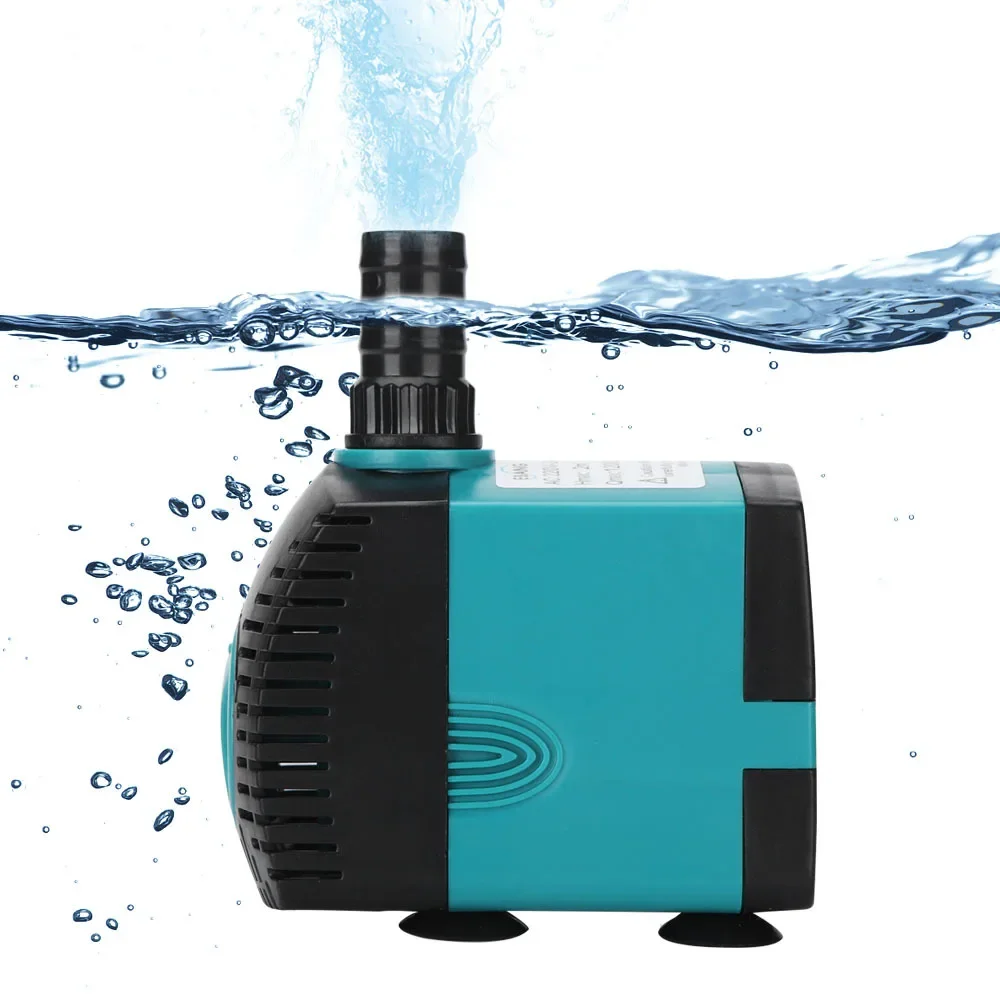 

220V3W Silent Submersible Pump Fish Tank Aquarium Circulating Pond Side Suction Garden Rockery Fountain