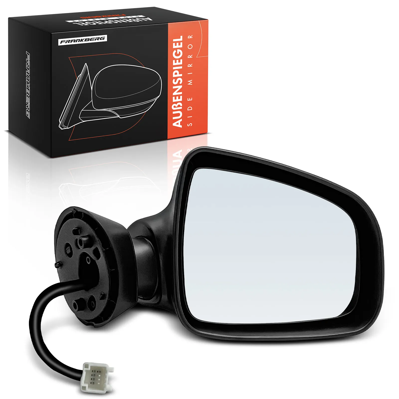 Frankberg 1x Buitenspiegel Rechts voor Dacia Duster Box Logan Express MCV Pick-up Sandero 963019589R 6001549679