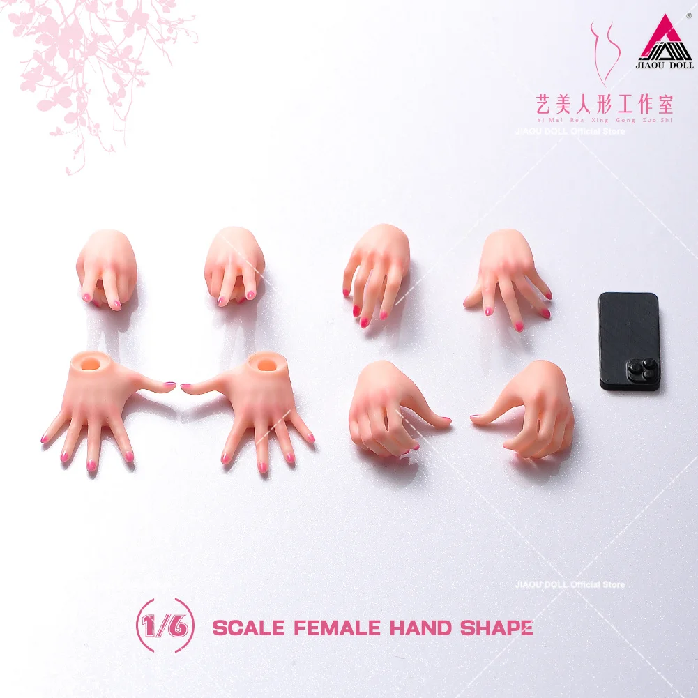4 paia 1/6 trucco gesto forma della mano modello accessori per il corpo misura 12 ''YM ANT soldato femminile Action Figure bambole del corpo