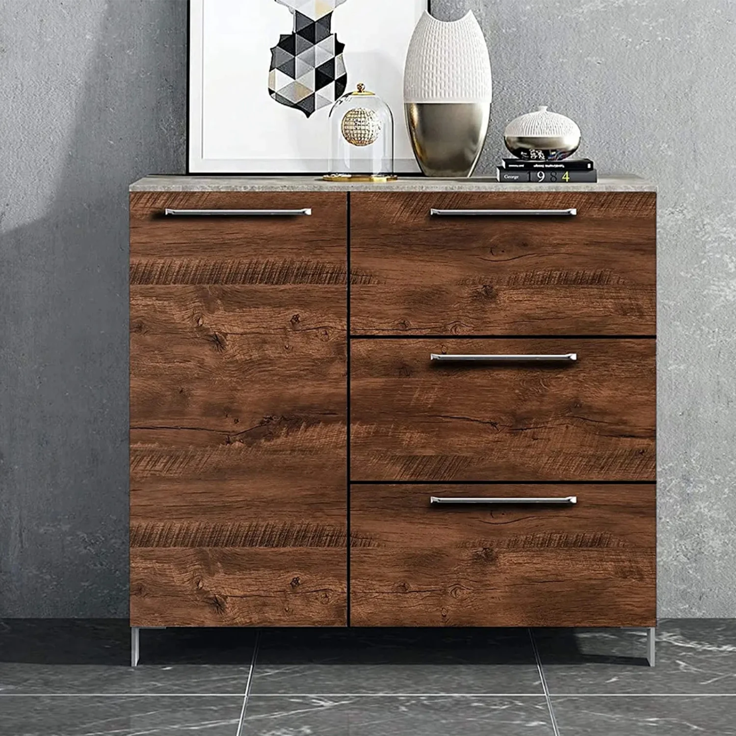 

Водонепроницаемая самоклеящаяся виниловая пленка под дерево шириной 80 см для декора дома, мебели, стен, кухонных шкафов и дверей