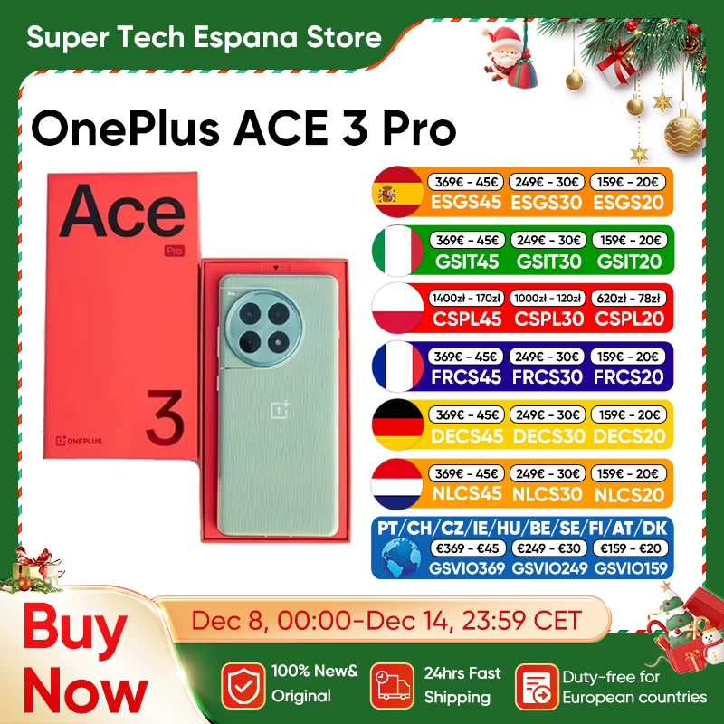 OnePlus ACE 3 Pro Smartphones 5G Snapdragon 8 Gen 3 6.78 