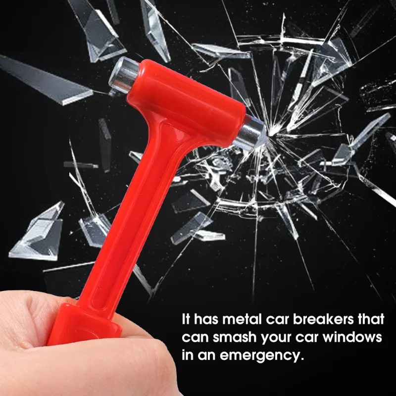 Car Safety Hammer Multi Functional Emergency Seat Belt Cutter Window Breaking Hammer Portable Car Emergent Rescue Escape Tools