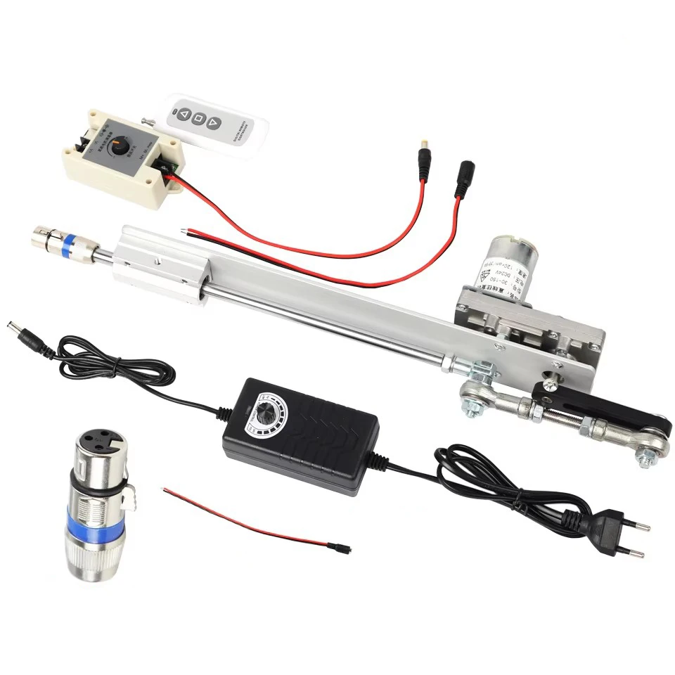 Fredorch Electric Motor DIY Design 24V-120RPM 3-15cm Reciprocating  Eletric Actuador Lineal Motor Sex Machine