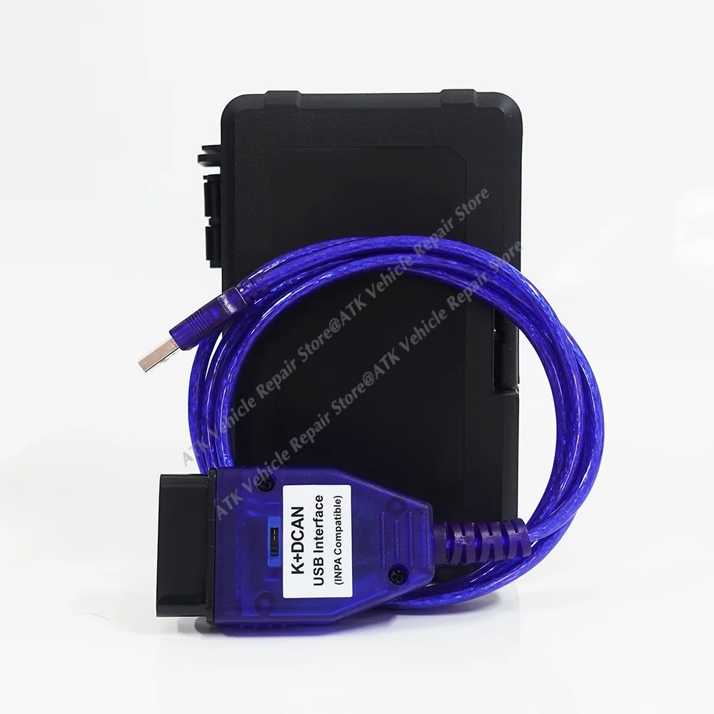 Car scanner K-D-CAN USB interface I-N-P-A V5.02 Compatible blue version diagnostic equipment B-M-W car driver programming