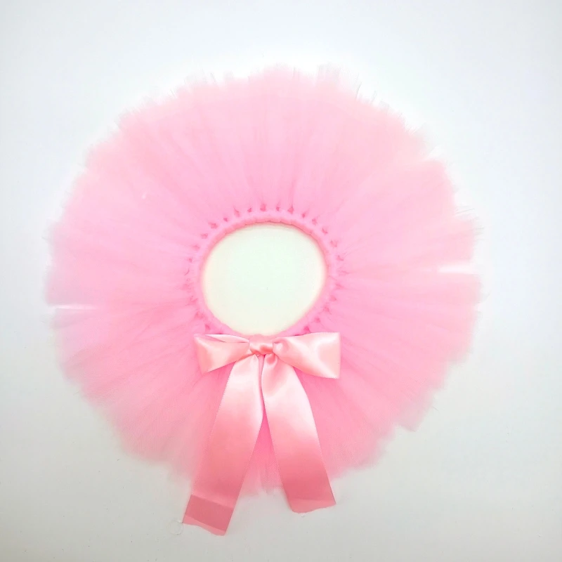 2Pcs Newborn Photography Props Outfit Baby Tulle Skirts Headband Pettiskirt D5QA