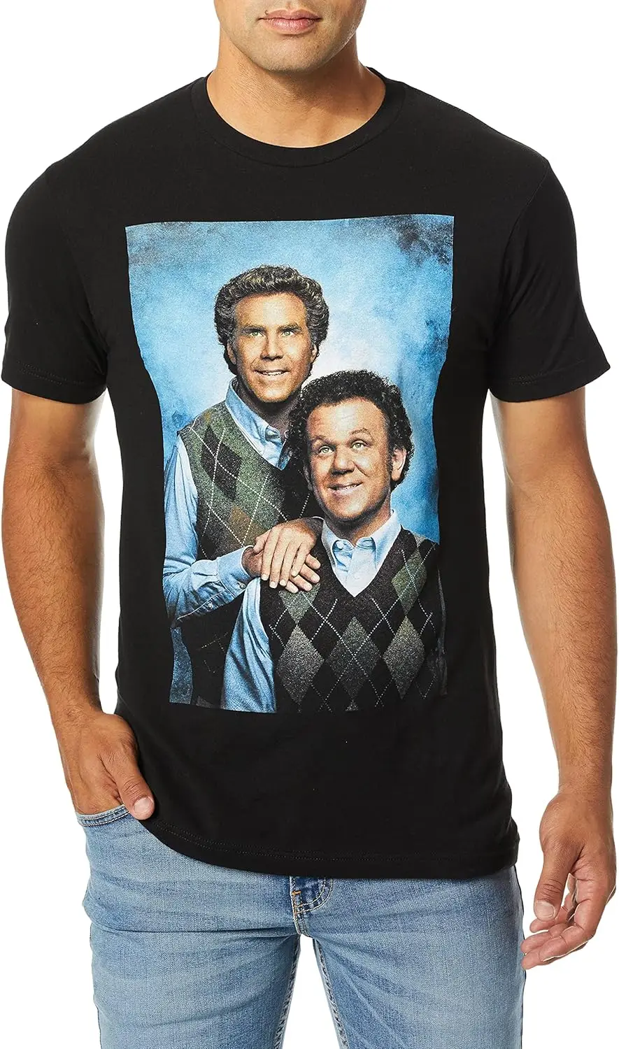 Smartprints Men's Step Brothers Poster Graphic T-Shirt