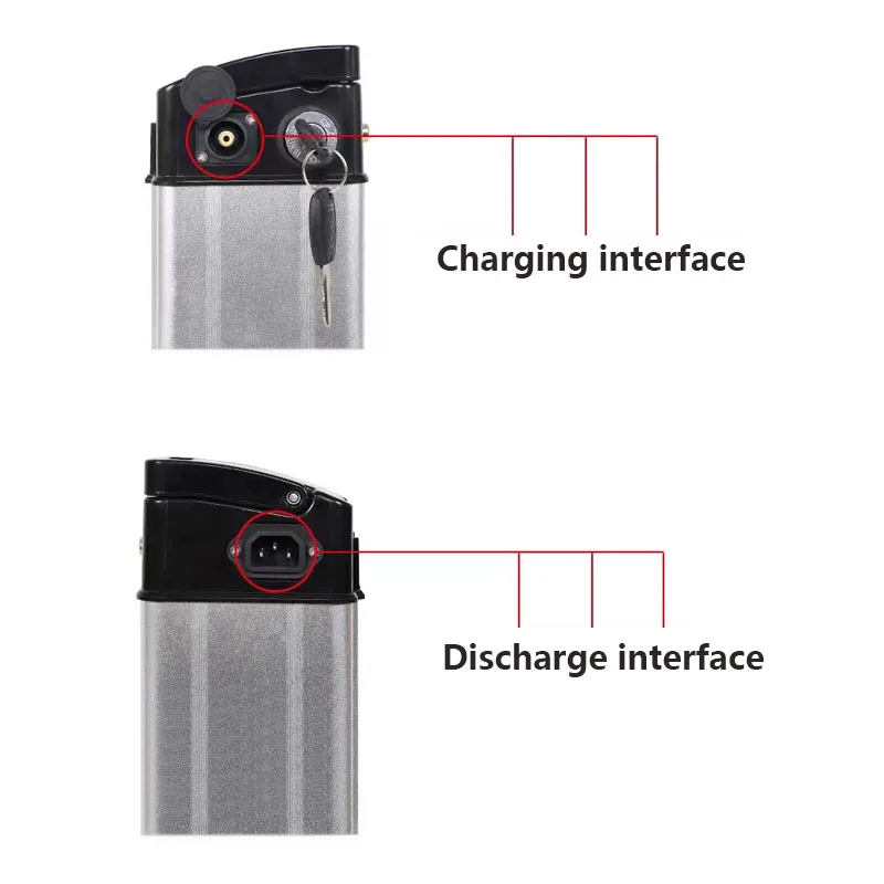 Batería montada en coche, 36V, 10Ah, gran capacidad, adecuada para bicicletas eléctricas plegables, Universal y desmontable