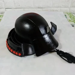 Handmade cosplay party Wearable Japanese samurai armor helmets Ancient Japanese performance props Stage performance prop