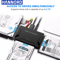 USB 3.0 to SATA IDE ATA Data Adapter Cable 3 in 1 Hard Drive Converter For Universal 2.5/3.5 Inch SATA and IDE HDD/2.5 Inch SSD