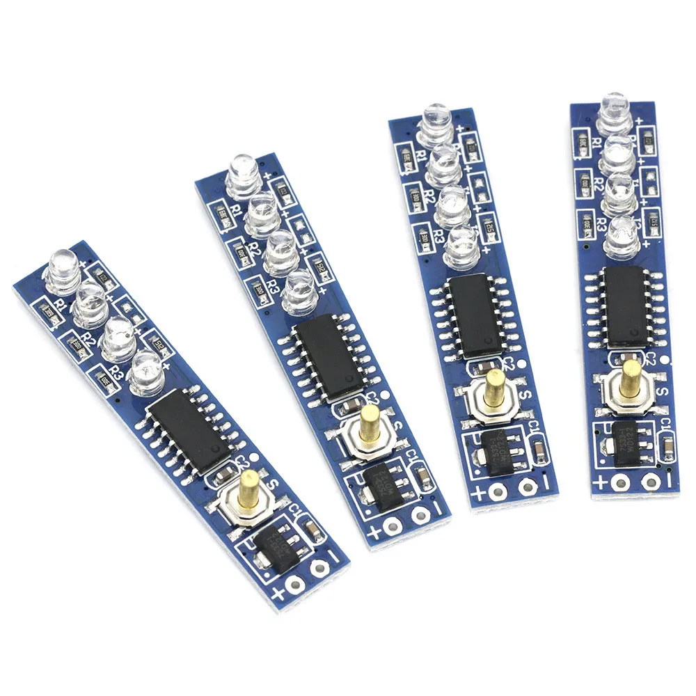 1S 2S 3S 4S Single 3.7V 18650 Lithium Battery Capacity Indicator Module Percent Power Level Tester LED display board