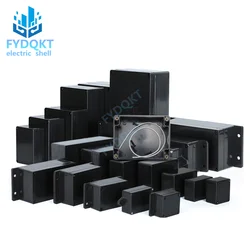 Plastic black power waterproof Boxes security monitoring indoor and outdoor switch terminal junction box ABS IP65