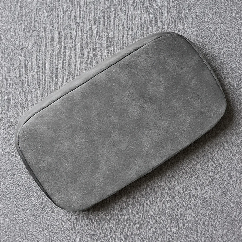 

Ergonomic Leg Cushion for Car with Thick Padding Suede Knee Support Anti-Slip Design for Washable Auto Accessory