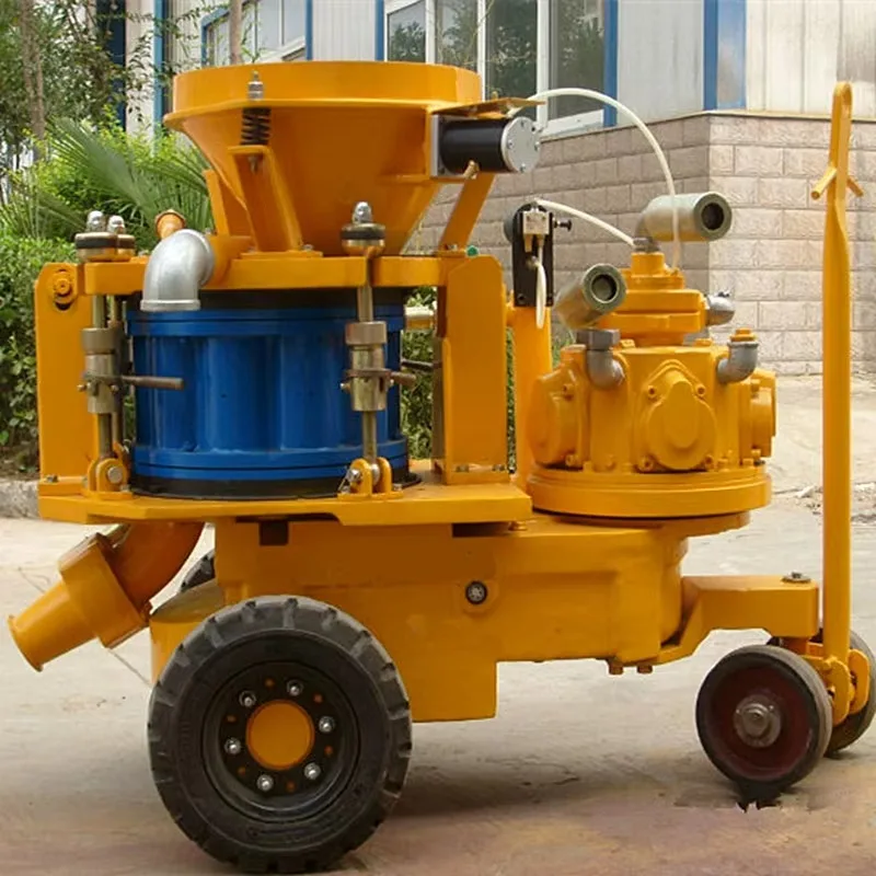 Large Capacity Shotcrete Spraying Machine Concrete Spraying Plastering Machine Wet Rotor Shotcrete Machine
