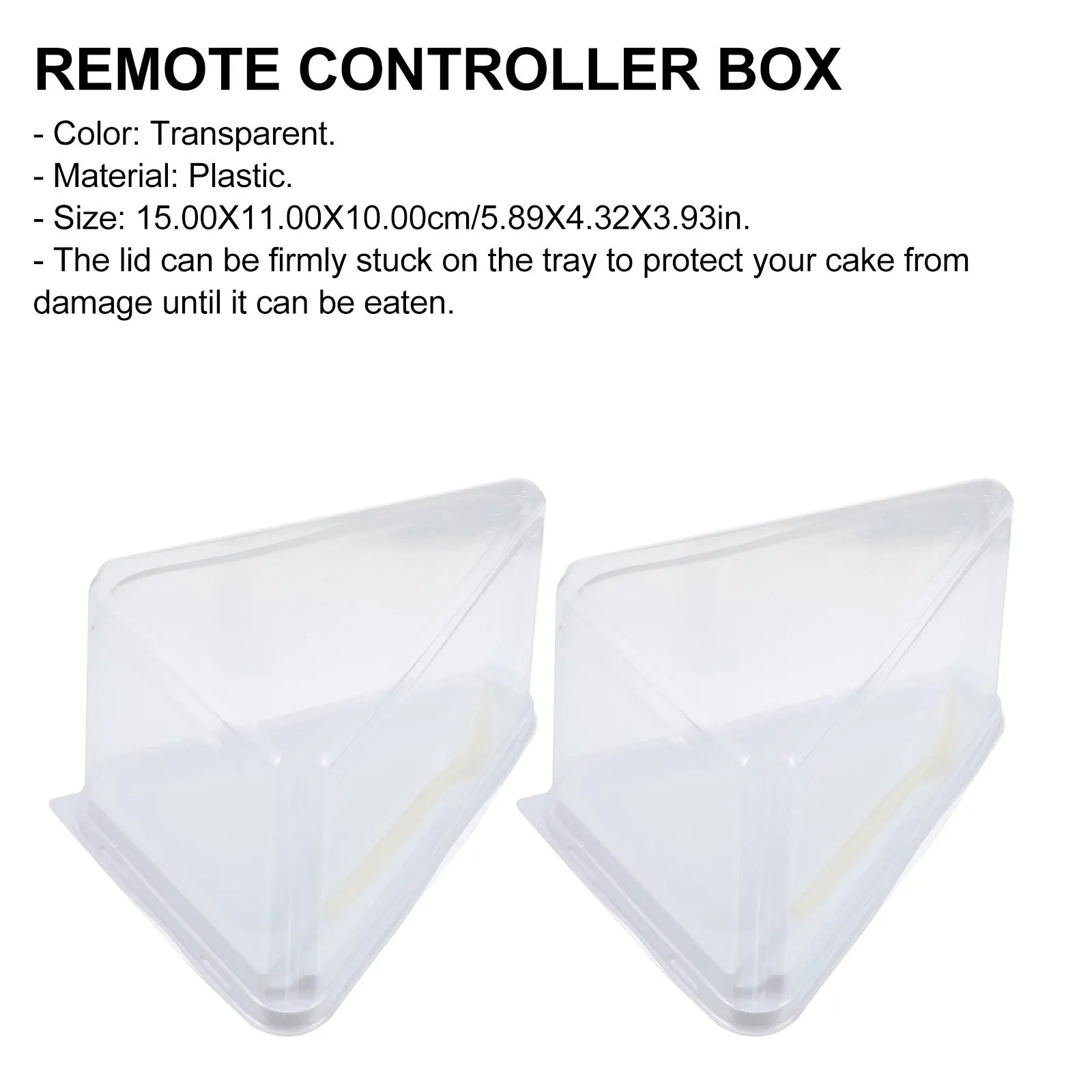 

10 set Cake Packing Boxes Triangle Mousse Case Ventilated Design For Bakery Grocery Catering Event Dessert Packaging Container