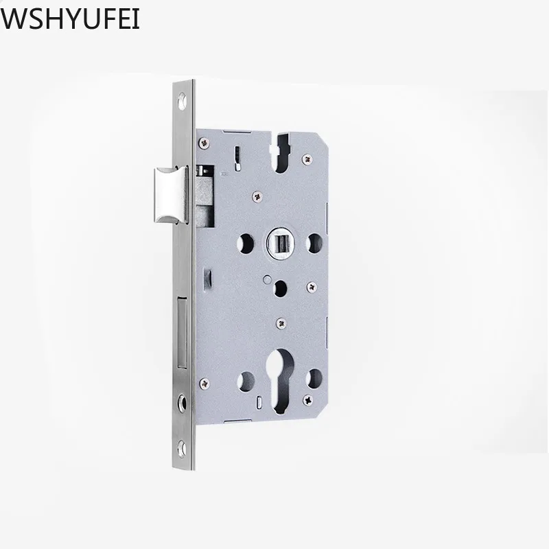 WSHYUFEI Stainless Steel Lock Hardware Door Split Lock Body Wooden Door Lockcase Metal Indoor Interior Door Lock Body