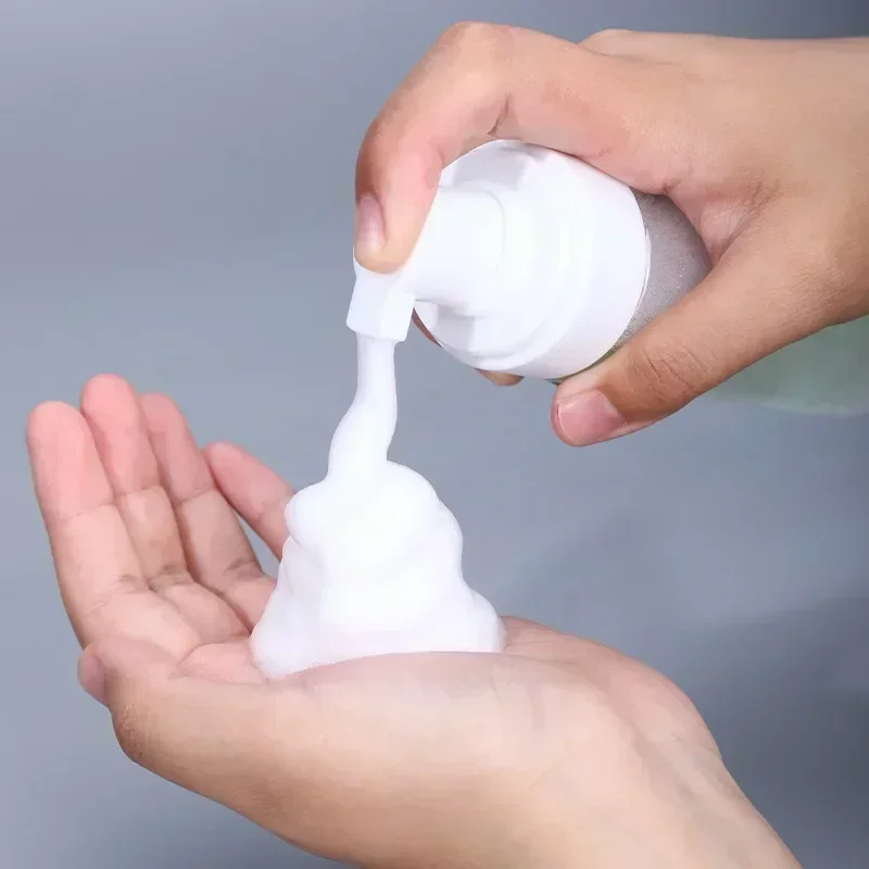 40ml/100ml/150ml/200ml Foaming Soap Bottle Empty Plastic Mousse Facial Cleanser Pump Bottle Refillable Lotion Shampoo Dispenser