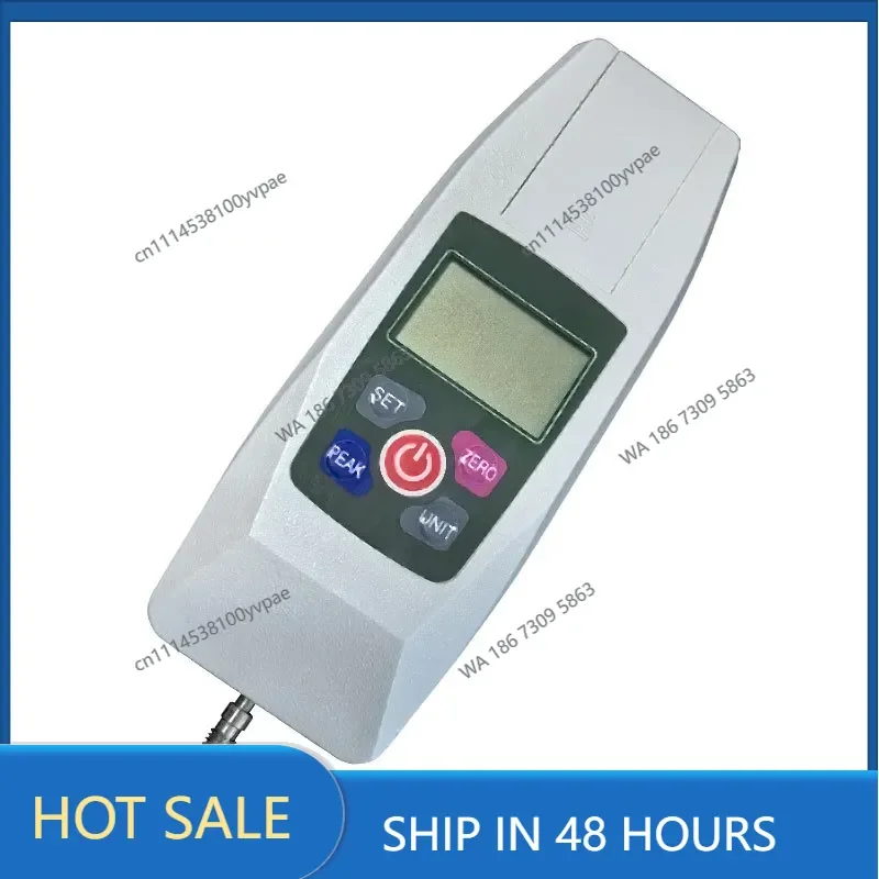 Digital push-pull force meter, new high-precision dynamometer, spring red glue pressure meter, portable drawing test