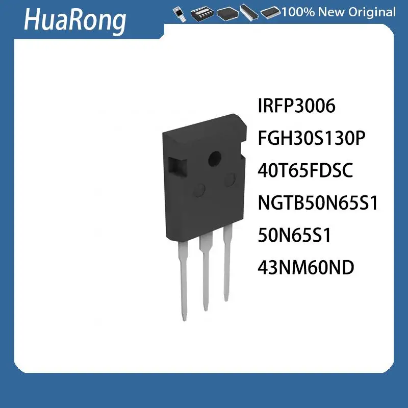 2Pcs/Lot  IRFP3006   FGH30S130P  40T65FDSC  NGTB50N65S1  50N65S1 43NM60ND    IRG4PSC71U G4PSC71U  TO-247   40N30  60N30 TO-3P