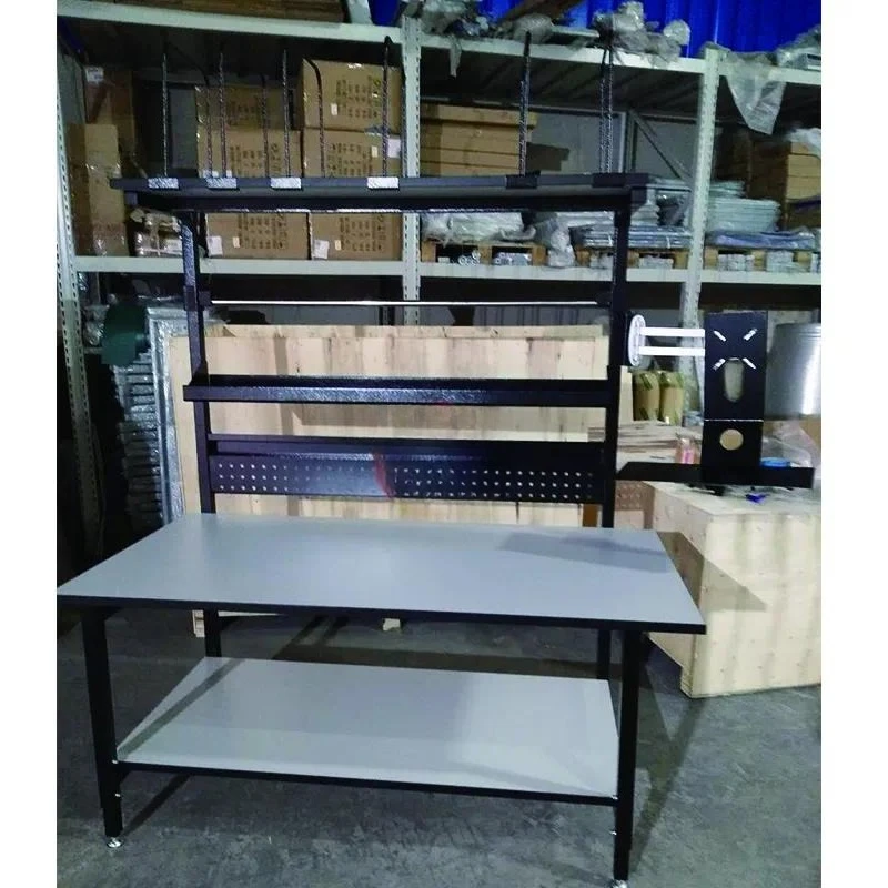 Multifunctional Woodworking Workbench Anti-static Packaging Table with Paper Cutter Factory Direct