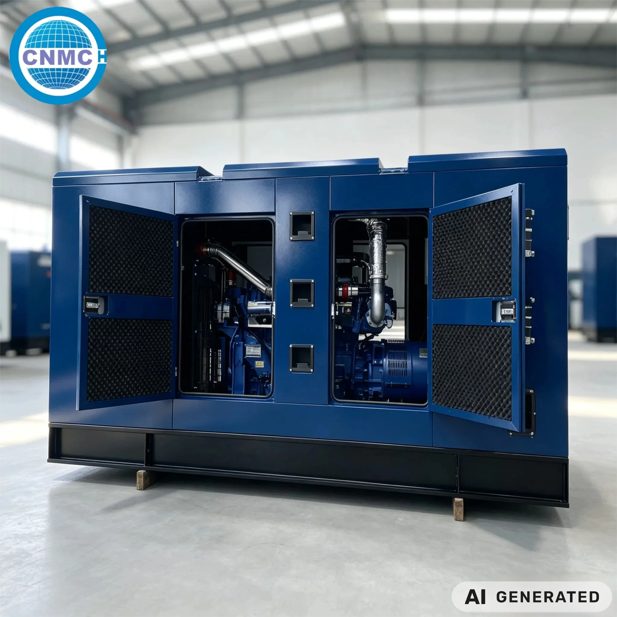 Silent Diesel Generator 30KW 50KW 80KW 100KW 200KW 60HZ 380V Electricity Generators CE Certified Emergency Power Factory Use