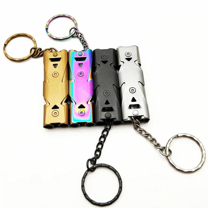 

Outdoor Camping Survival Whistle Frequency Multifunctional Portable EDC Tool SOS Earthquake Emergency Dogs Keychain Referee