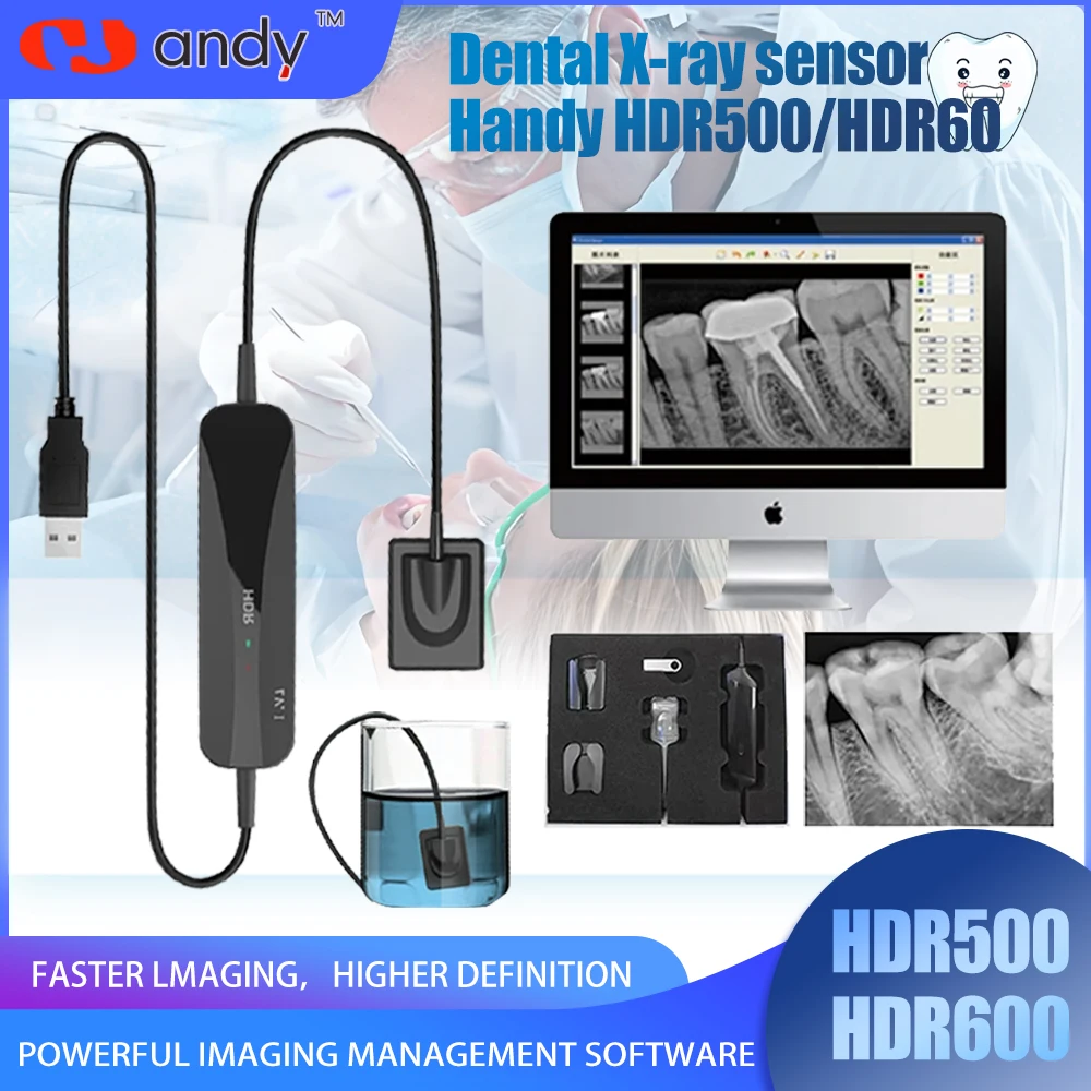 

Удобный стоматологический датчик RVG HDR (HDR500/HDR600) — высококачественный оральный рентгеновский датчик, высокочастотное цифровое устройство с быстрой передачей изображения