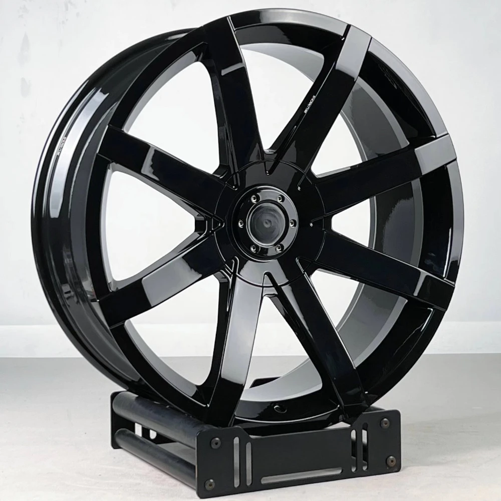 عجلات مزورة لشاحن SRT LD 5x115 20 21 22 بوصة إطارات 9.5J 10J 11J عجلات سيارة عضلية عالية اللمعان باللون الأسود