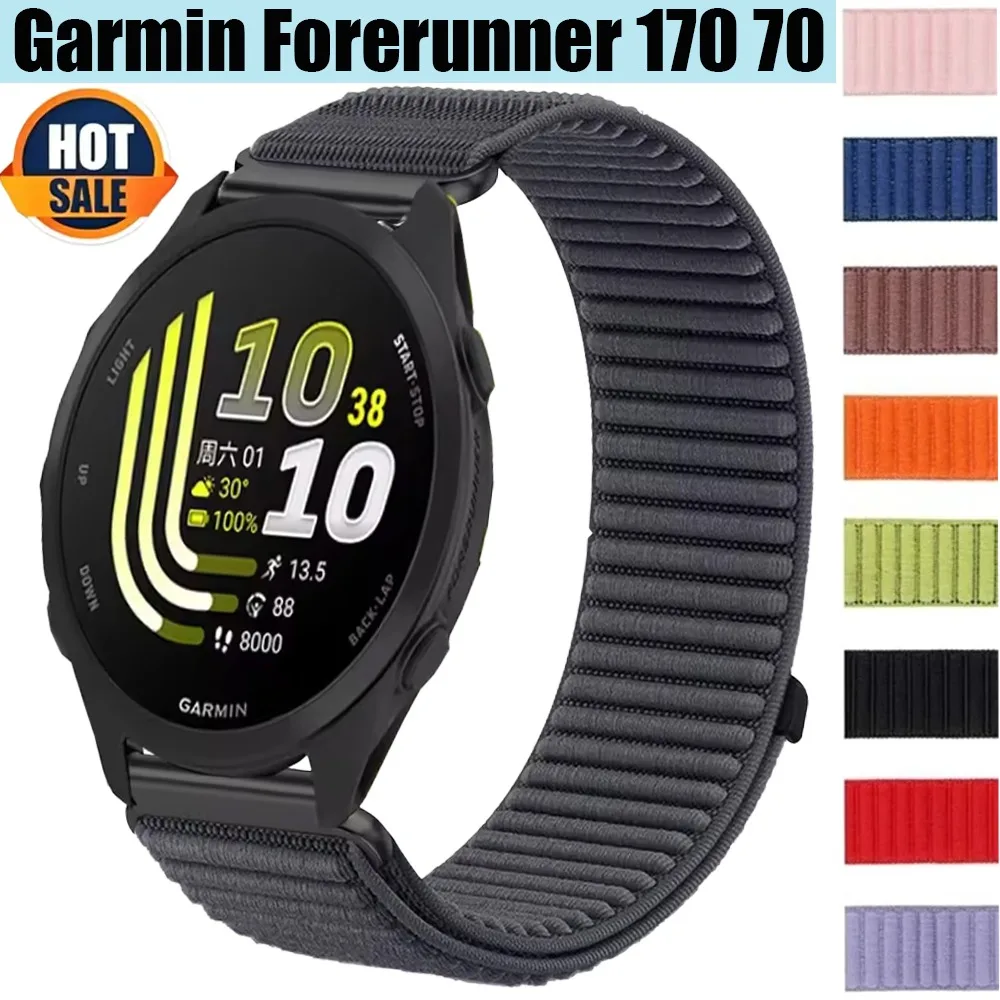 18/20/22mm Nylon Loop Strap for OPPO Watch S-X3-X3 Mini Wave Suture Bracelet for Huawei 5 GT6 Pro 46mm/Garmin Forerunner 170 70