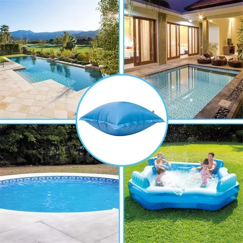 

Innovative Hole and Rope System on This PVC Winter Pool Pillow Ensures Reliable Protection from Snow Accumulation