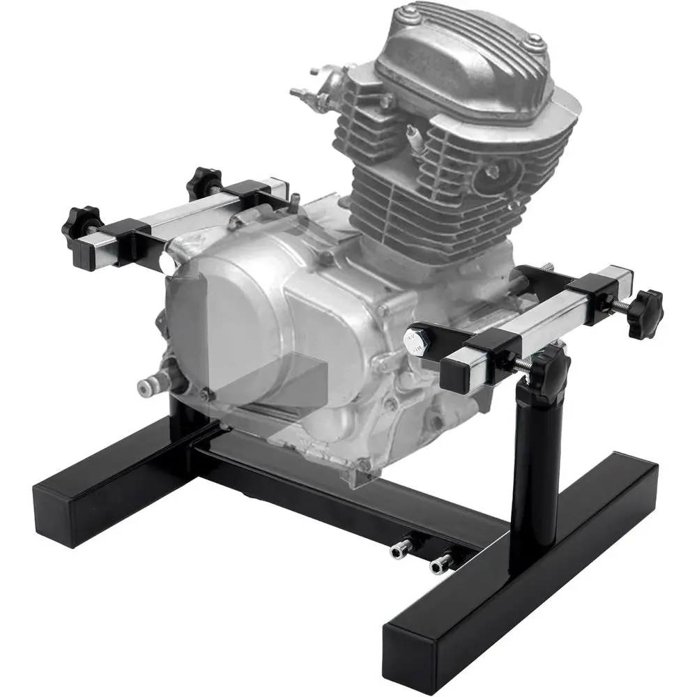 

Durable Motorcycle Engine Stand for Car/Engine Repair, 1000 lb Capacity, Adjustable, Easy Assembly & 360° Rotation