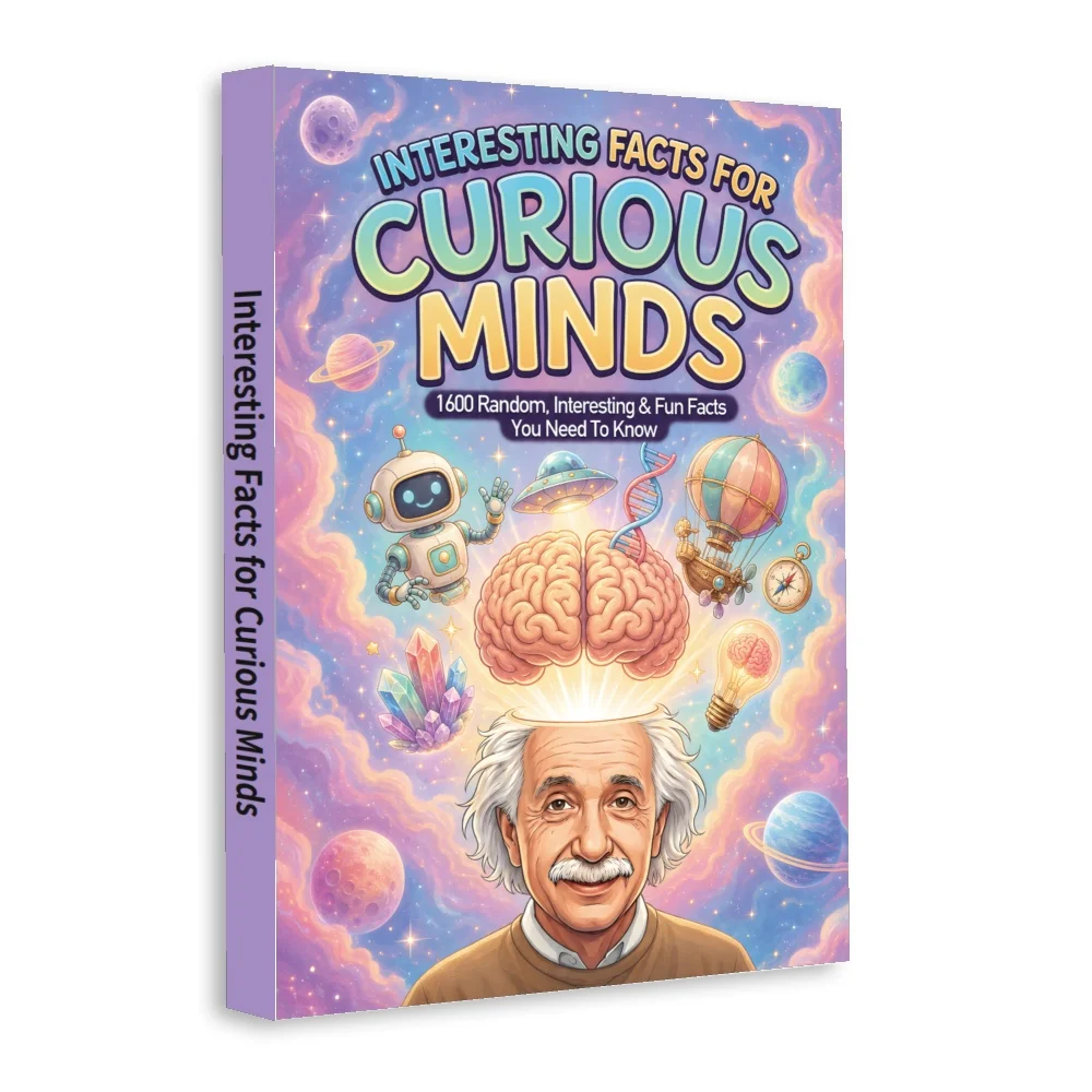 1600 Interesting Facts Book for Kids, Fun Knowledge Book to Satisfy Curiosity, Children Popular Science Trivia Book